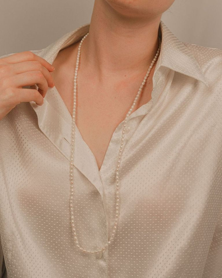 Long String Baroque Pearl Necklace