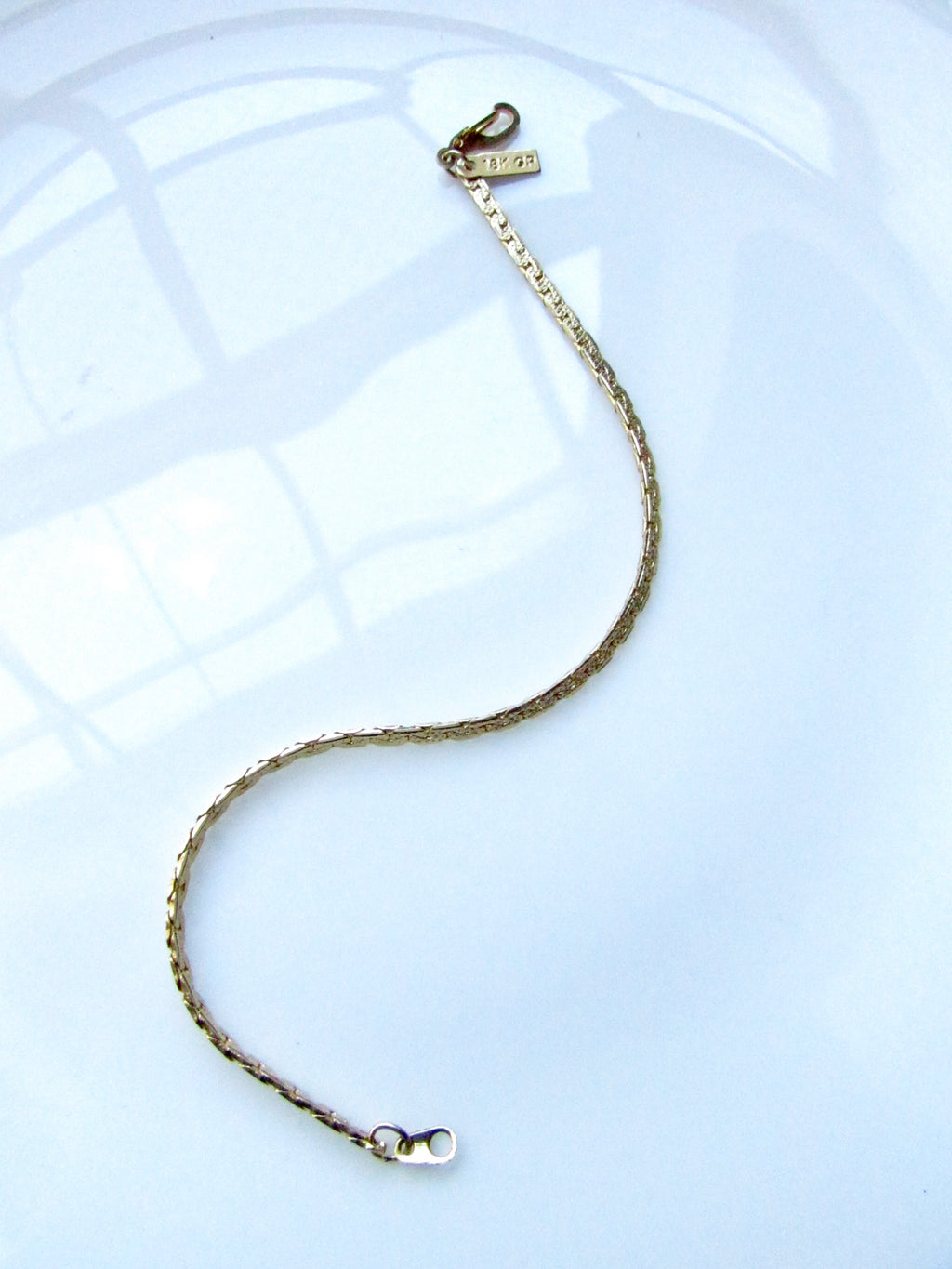 18k Gold Plated Chain Anklet