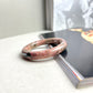 Multicolor Pink Natural Rhodonite Bangle