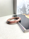 Multicolor Pink Natural Rhodonite Bangle