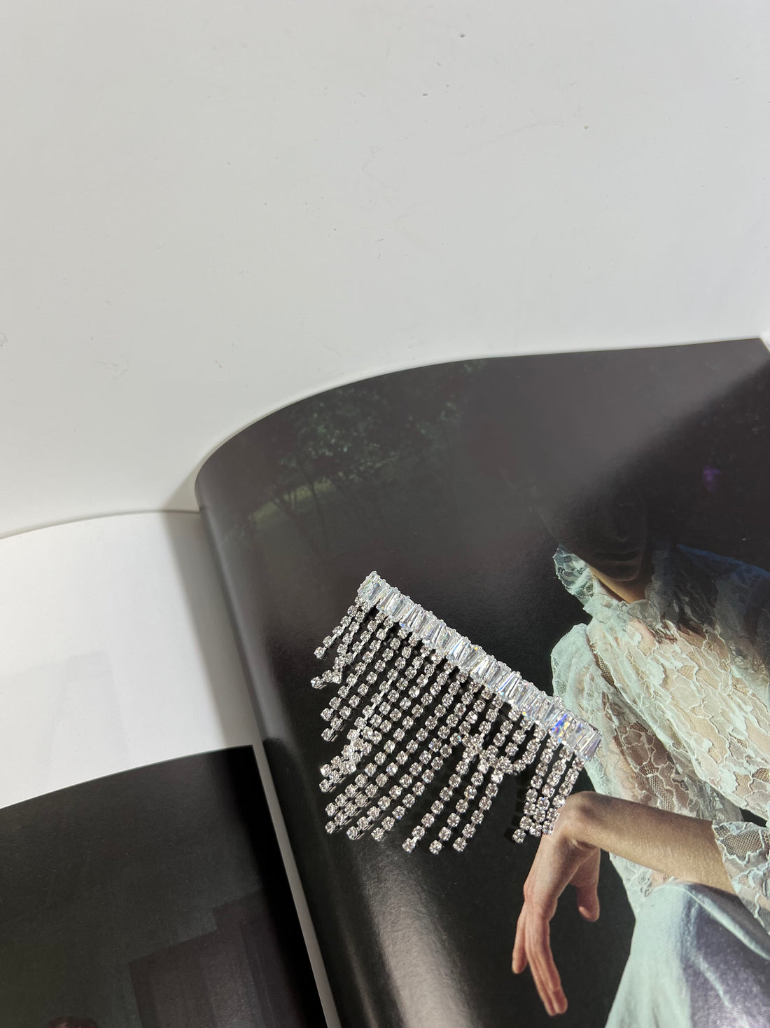 Crystals Fringe Hair Clip Barrette