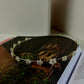 Floral Daisy Crystals Gold Headband
