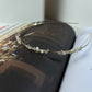 Art Deco White Cat-eye Crystals Gold Headband