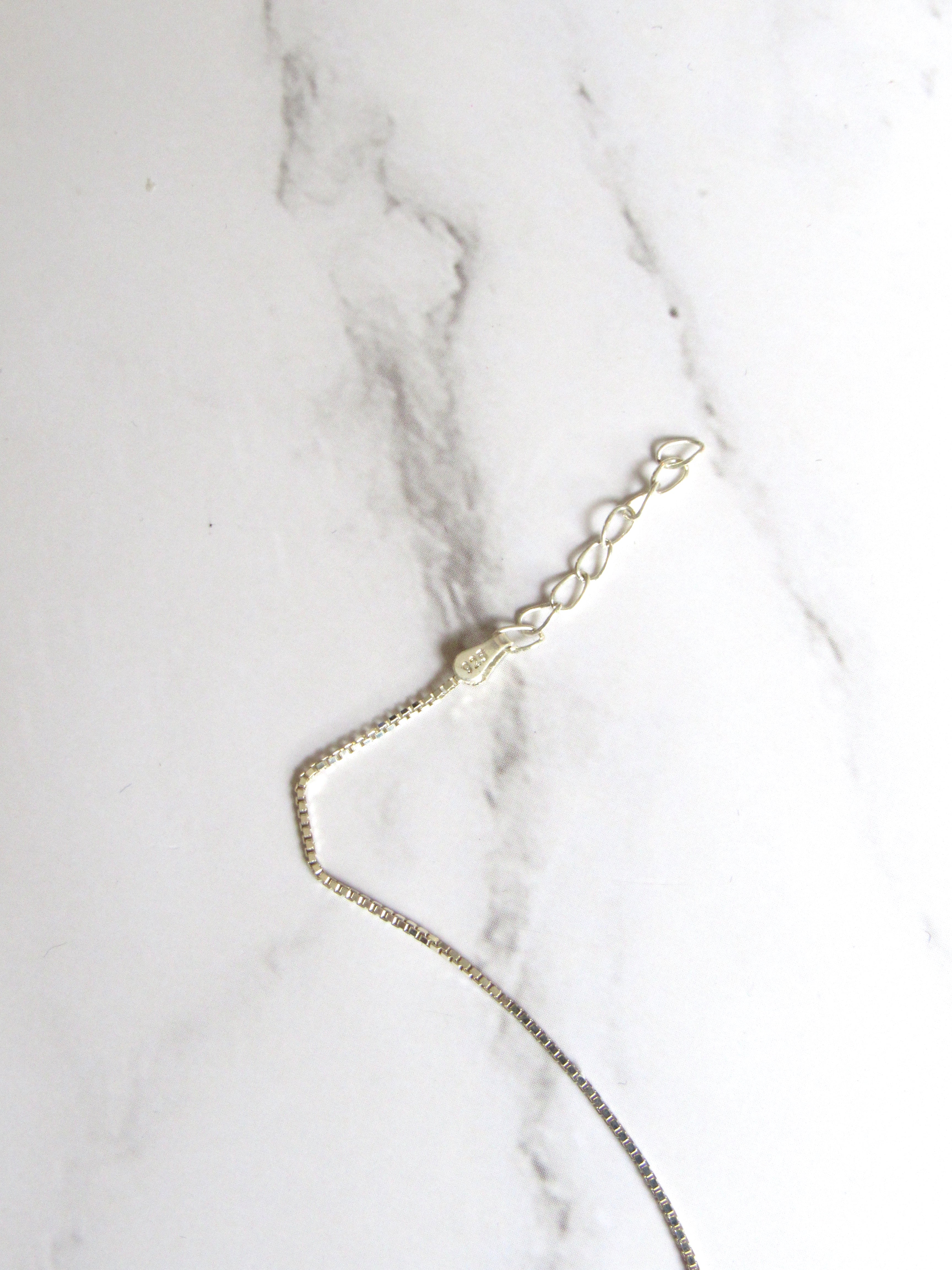 Tiny Sequins 925 Sterling Silver Anklet