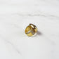 Natural Calcite Gold Statement Ring