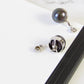 Round Black Pearl Elegant Earrings