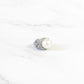 Akoya Pearl Ring in White Gold with Diamond Accents