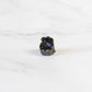 Teardrop Iolite Oxidized Pure Silver Statement Ring