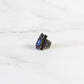 Teardrop Iolite Oxidized Pure Silver Statement Ring
