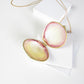 Polished Seashell Gold Pendant Necklace Purse