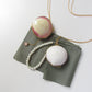 Polished Seashell Gold Pendant Necklace Purse
