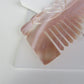 Floral Engraved Natural Seashell Comb