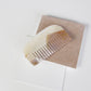 Rounded Natural Seashell Comb