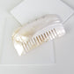 Flower Engraved Natural Seashell Comb