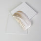 Flower Engraved Natural Seashell Comb