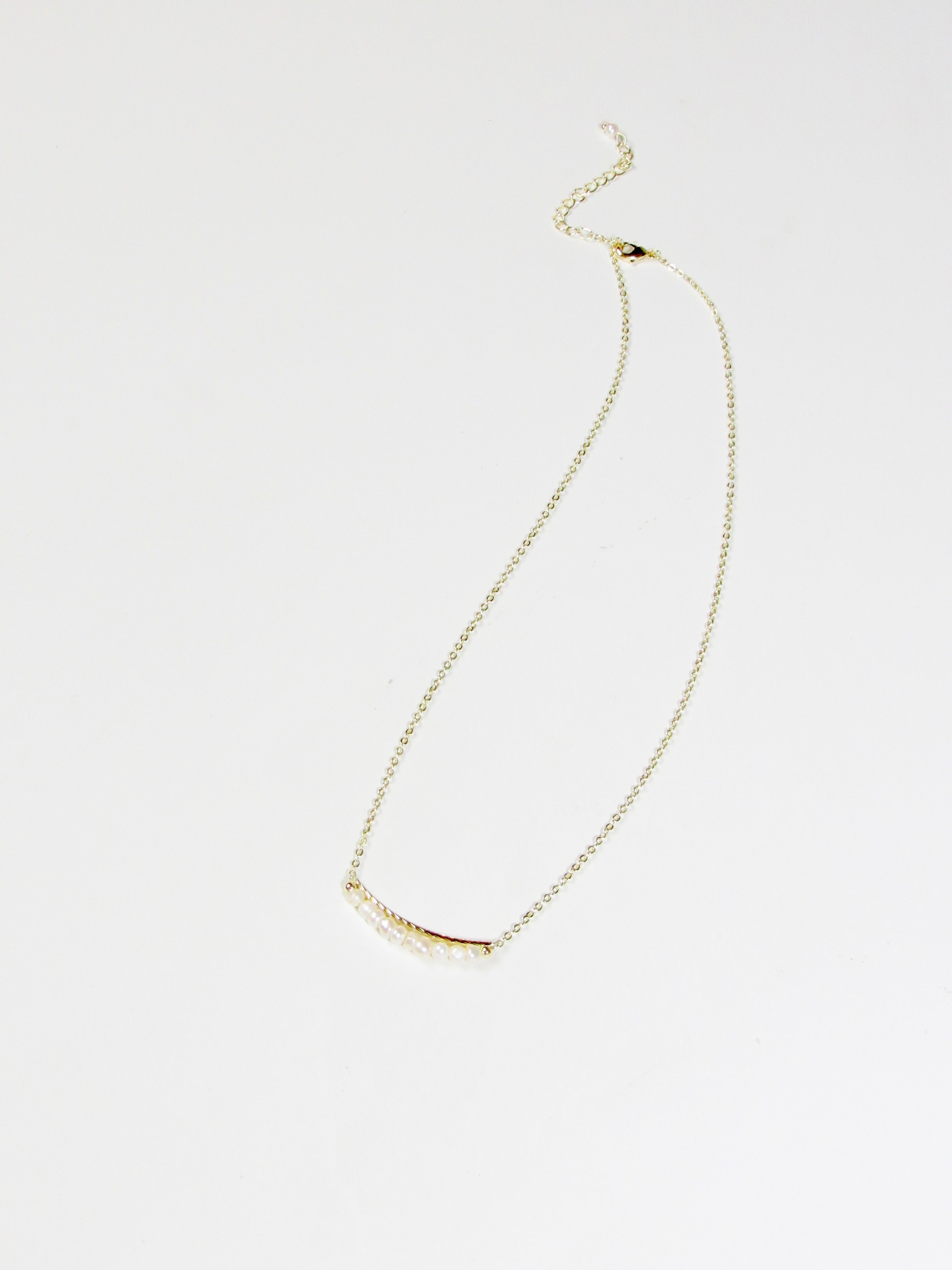 Freshwater Pearl 14k Gold Necklace