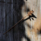 Lilac Flower Garden Gold Hair Stick