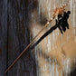 Freesia Flower Garden Gold Hair Stick
