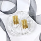 Vintage Nina Ricci Statement Gold Earrings