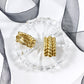 Vintage Nina Ricci Statement Gold Earrings