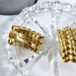 Vintage Nina Ricci Statement Gold Earrings