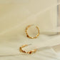 Molten Hoop Earrings