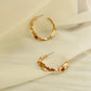 Molten Hoop Earrings