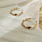 Molten Hoop Earrings