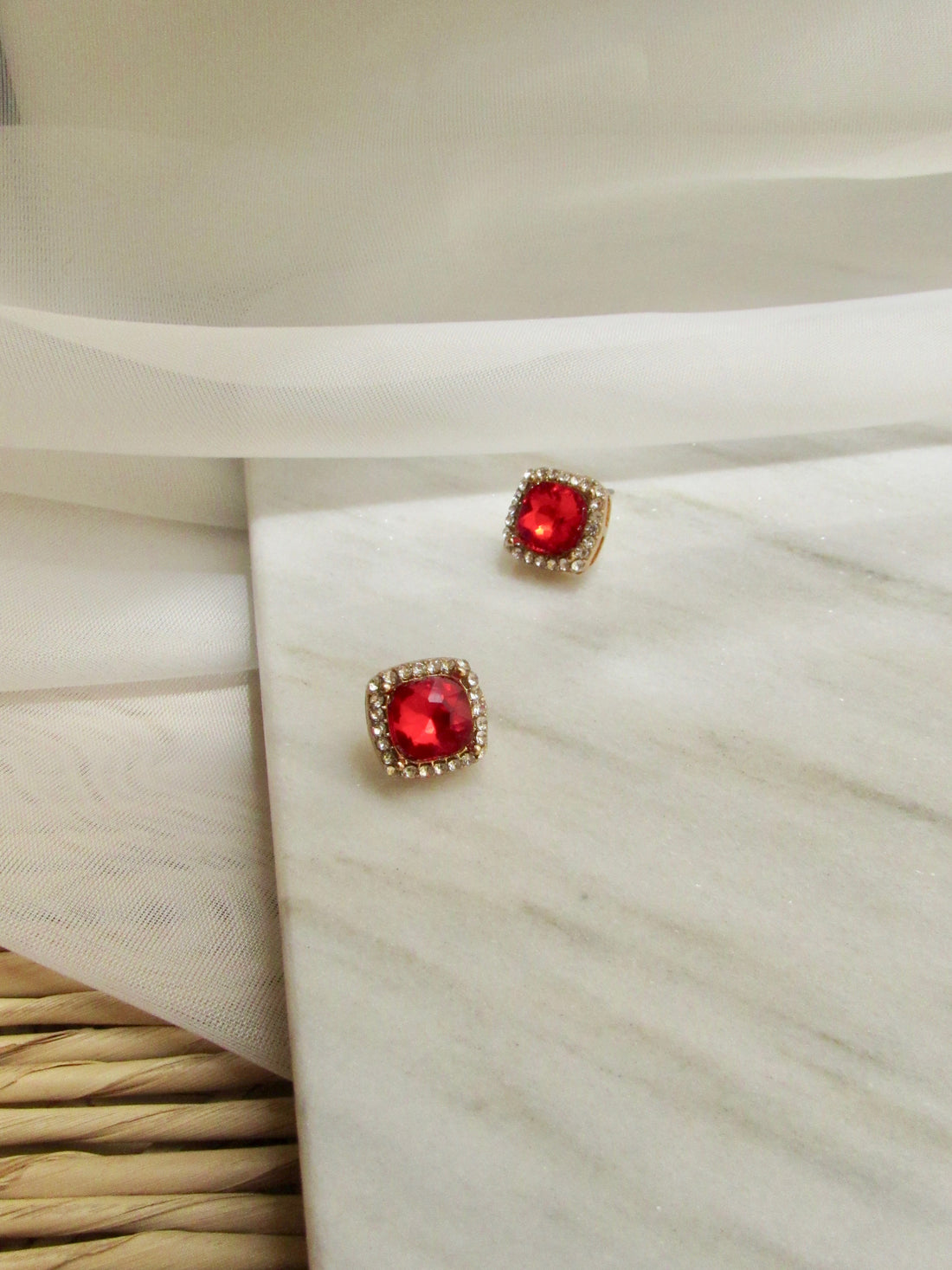 Fanna Crystal Stud Earrings