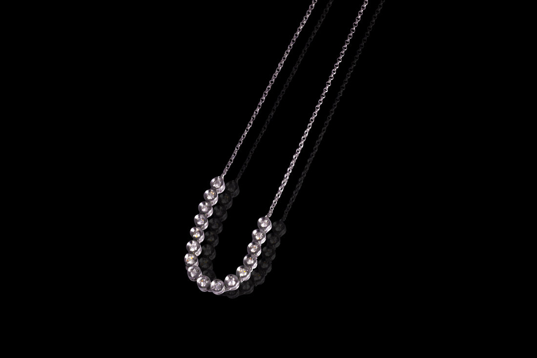 Minimalist Natural Diamonds Necklace