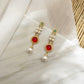 Byzantine Multicolor Gemstone Gold Drop Earrings
