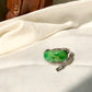Natural Burmese Jadeite Jade Cocktail Ring