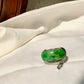 Natural Burmese Jadeite Jade Cocktail Ring