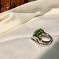 Natural Burmese Jadeite Jade Cocktail Ring