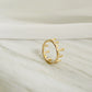 Liquid Gold Crown Ring (SIZE 6)