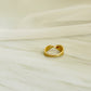 Gold Twist Ribbon Ring
