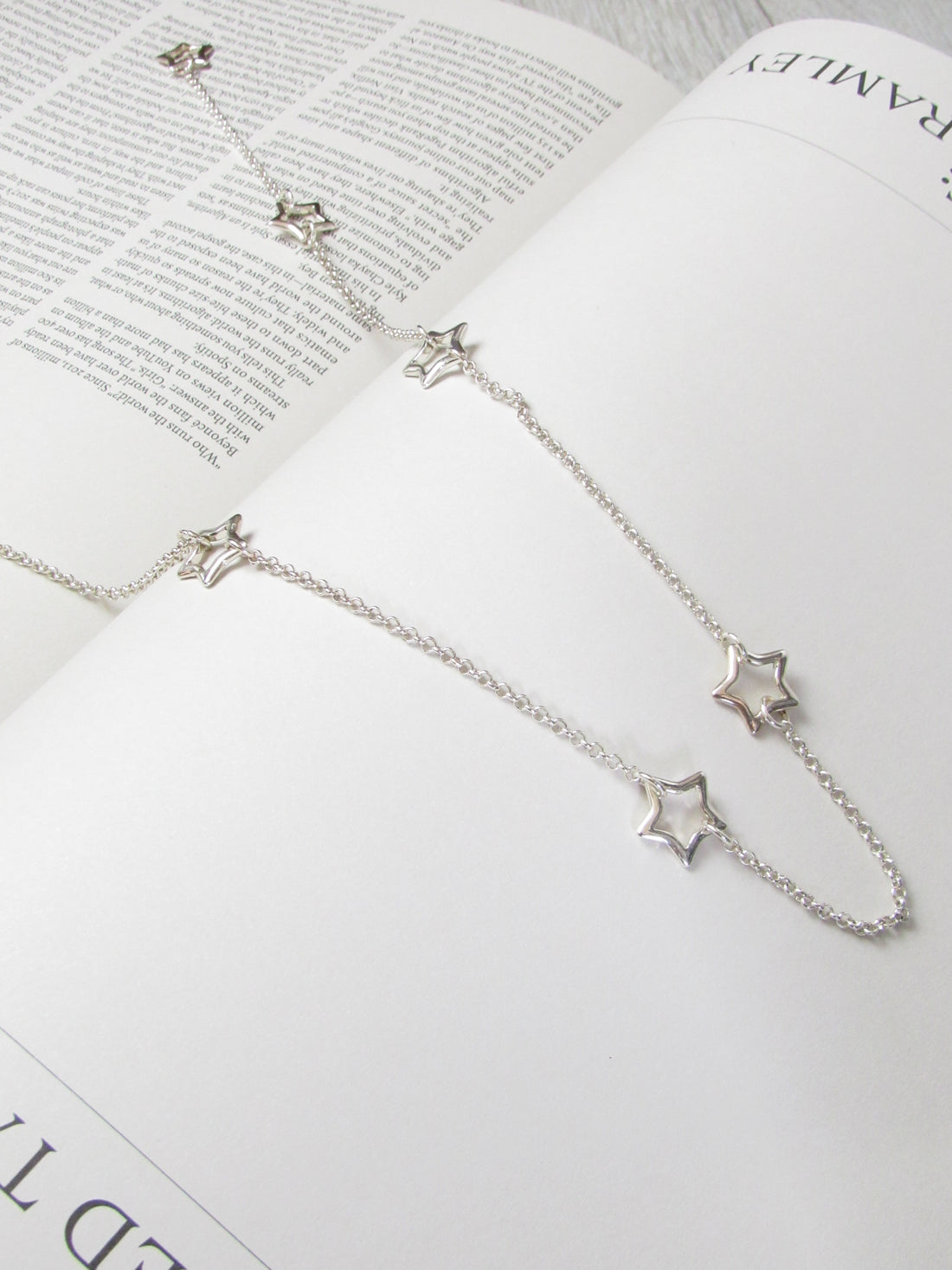 Hollowed Stars Long Necklace