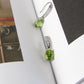 Dainty 6 Carats Oval Peridot Drop Earrings