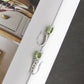 Dainty 6 Carats Oval Peridot Drop Earrings