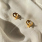 Star Charm Hoop Earrings in 14k Gold Plated