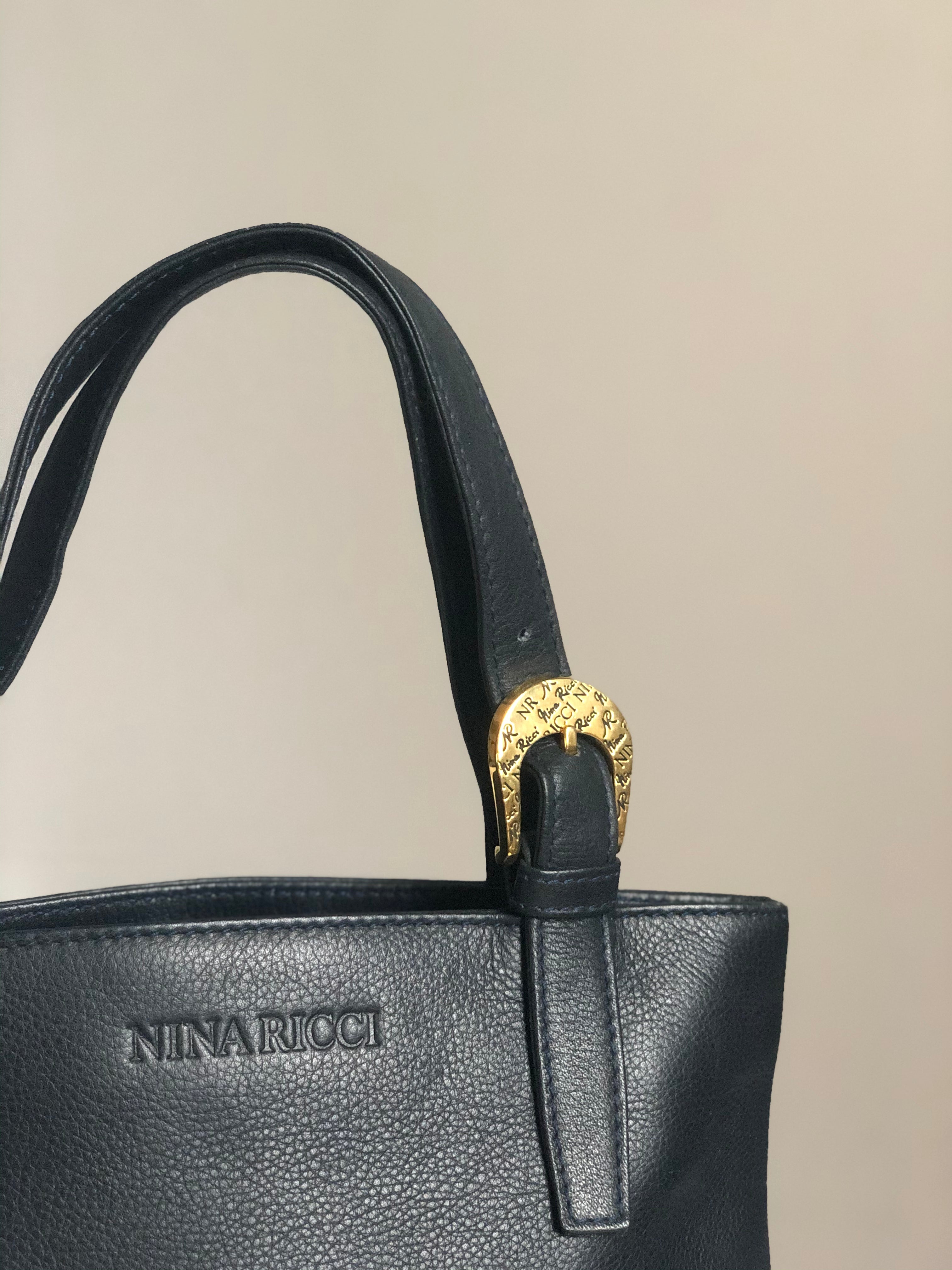 Nina Italian Leather Small Wrist Bag