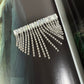 Crystals Fringe Hair Clip Barrette