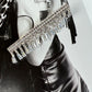 Vintage Crystals Fringe Hair Clip Barrette
