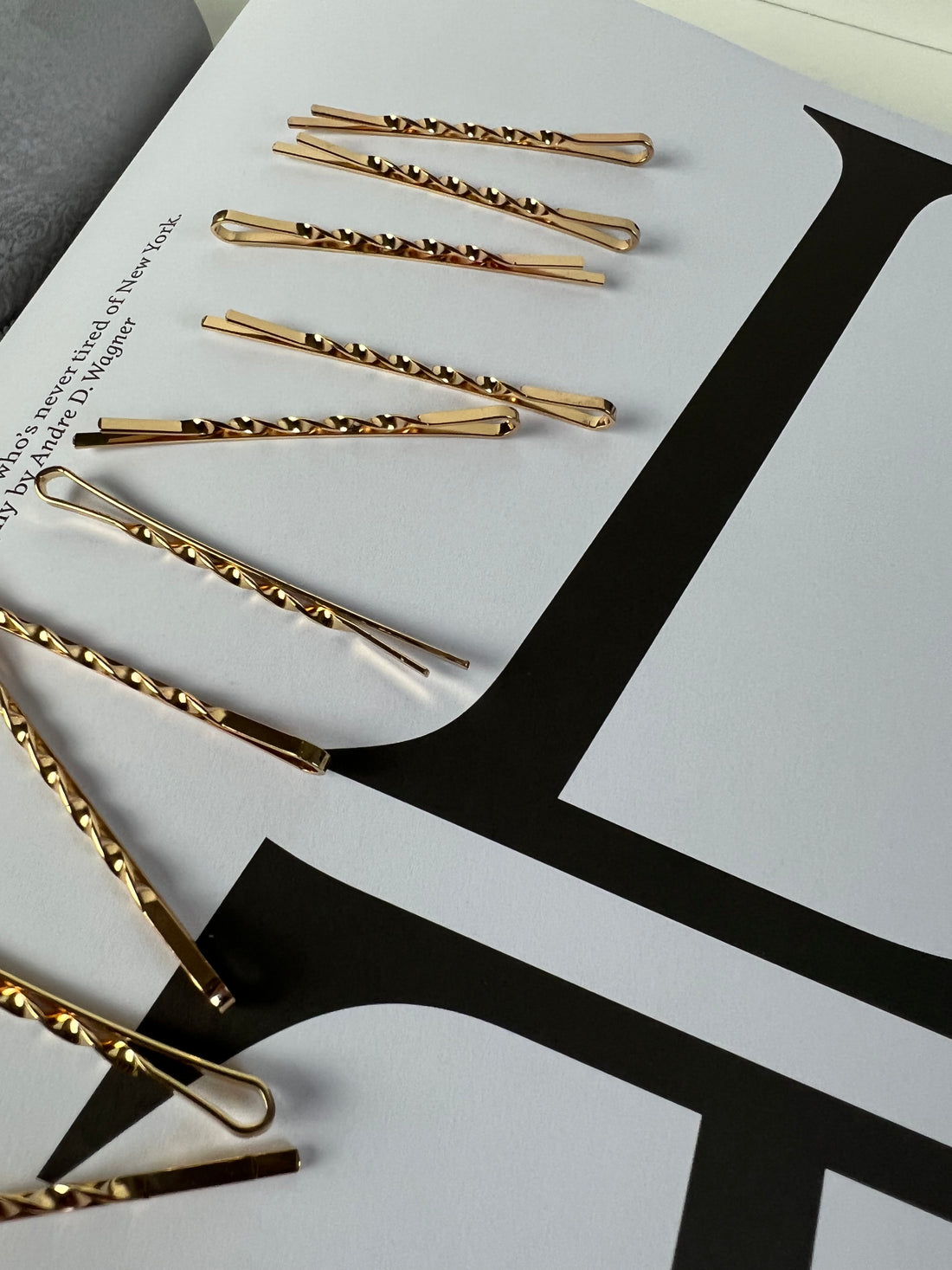 Gold Bobby Pin Set