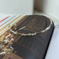 Art Deco White Cat-eye Crystals Gold Headband