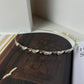 Leaf White Cat-eye Crystals Gold Headband