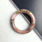 Multicolor Pink Natural Rhodonite Bangle