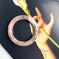 Multicolor Pink Natural Rhodonite Bangle