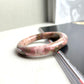 Multicolor Pink Natural Rhodonite Bangle