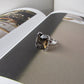 Smoky Quartz Cushion Cut 14 Carat Ring